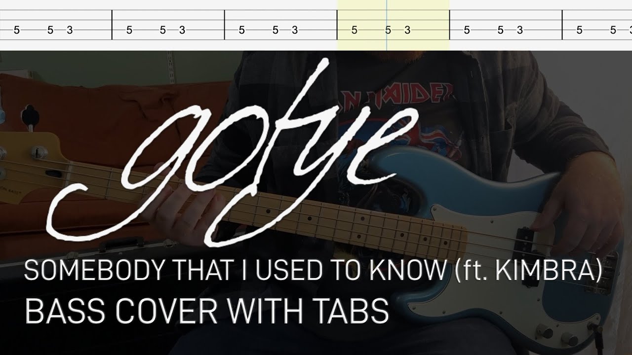 Gotye - Somebody That I Used to Know (ft. Kimbra) (Bass Cover with Tabs)