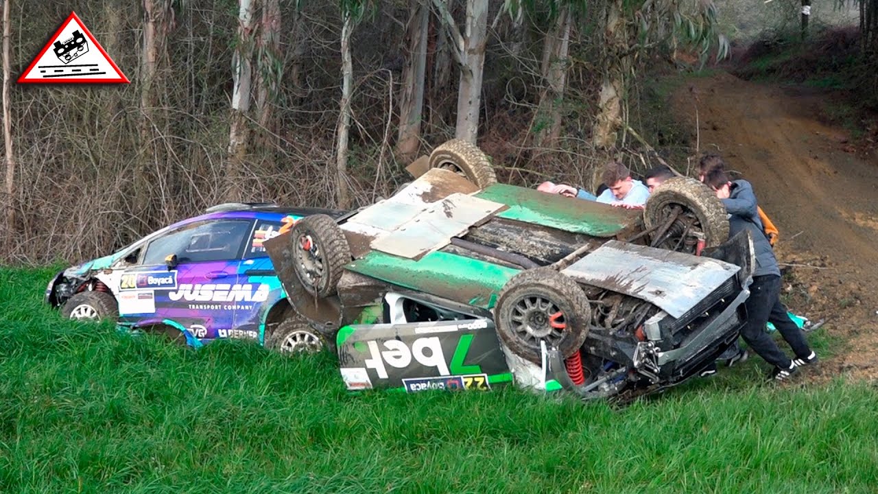 Big Crashes, Show and Mistakes | Rally da Auga 2023 [Passats de canto]