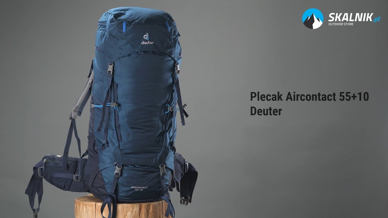 Plecak Deuter Aircontact 55+10 – komfort noszenia i organizacja - skalnik.pl