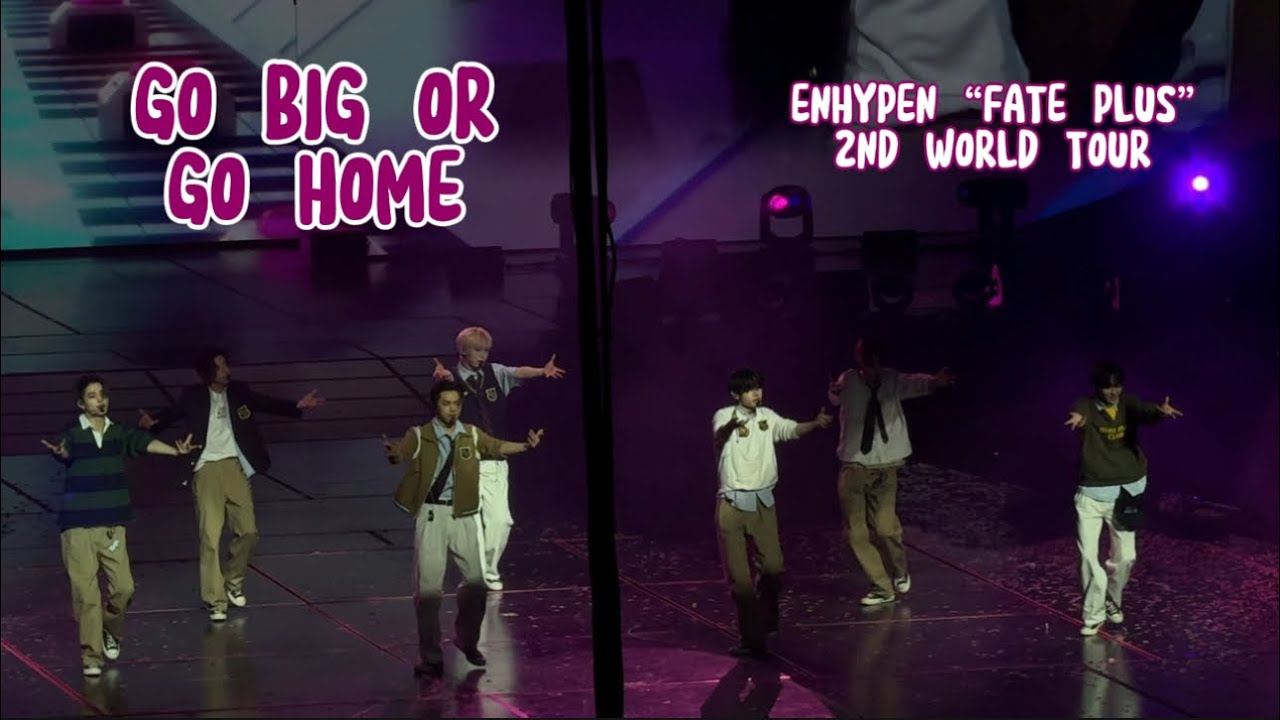 ENHYPEN - (Go Big or Go Home) 4K“FATE PLUS” 2nd World Tour in Oakland 240426