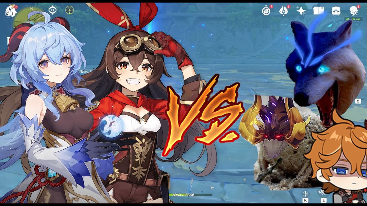 (Co-Op) When F2P Ganyu Main Join Amber Main World - Genshin Impact