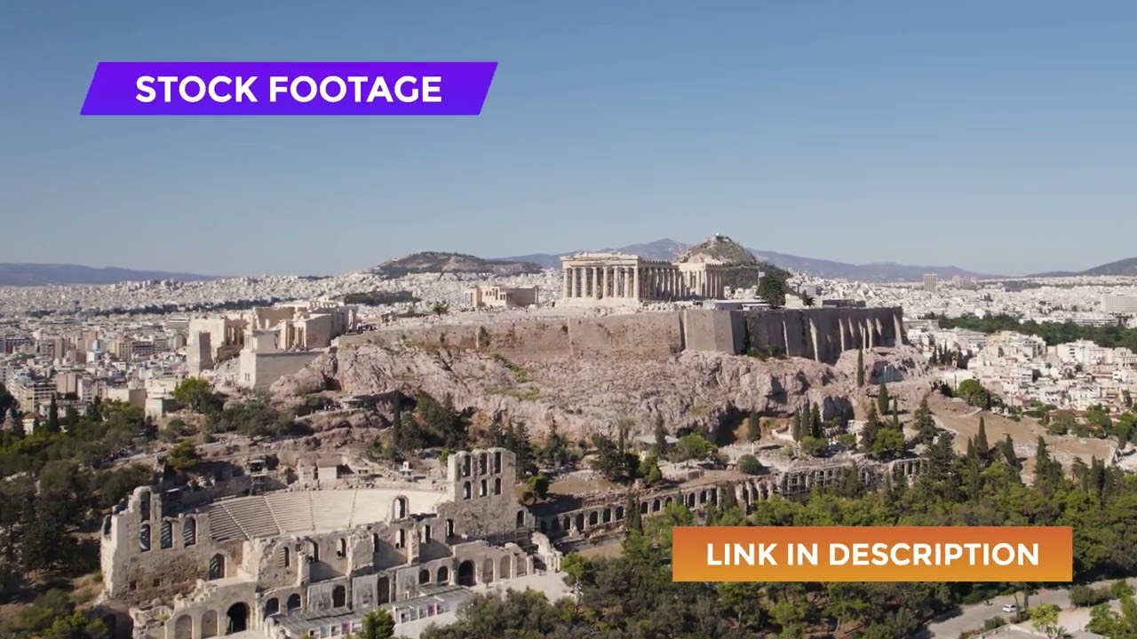 Greece 🇬🇷 Athens Acropolis Drone [4K] Clip 6