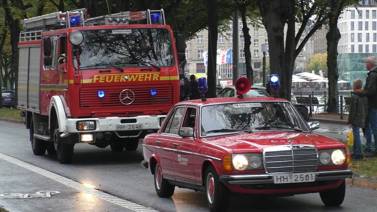[150 Jahre Feuerwehr Hamburg] Großer Fahrzeugkorso zum Jubiläum durch die Hansestadt!
