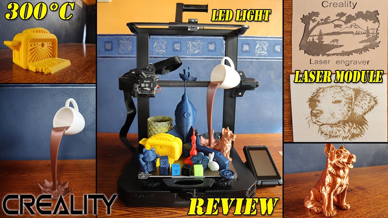 Creality Ender 3 S1 Pro - 3D Printer - CV Laser Module