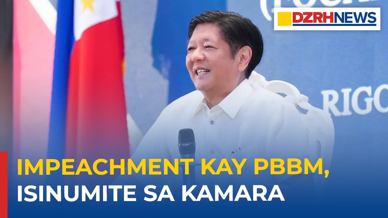 Impeachment vs PBBM, isinumite sa Kamara