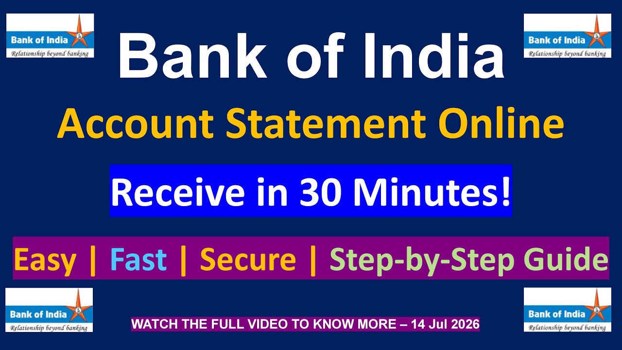 Выписка по счету Bank of India онлайн: пошаговое руководство &mdash; просто, быстро и безопасно | Email...