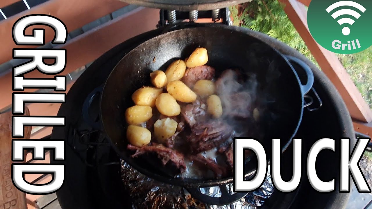 Duck grilled in cast iron kazan / Antis kazane