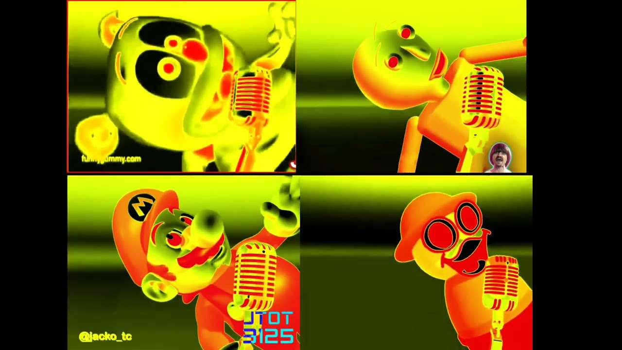 Gummy bear, baldi, Mario and bandu preview effects 2 versi&oacute;n shorts song