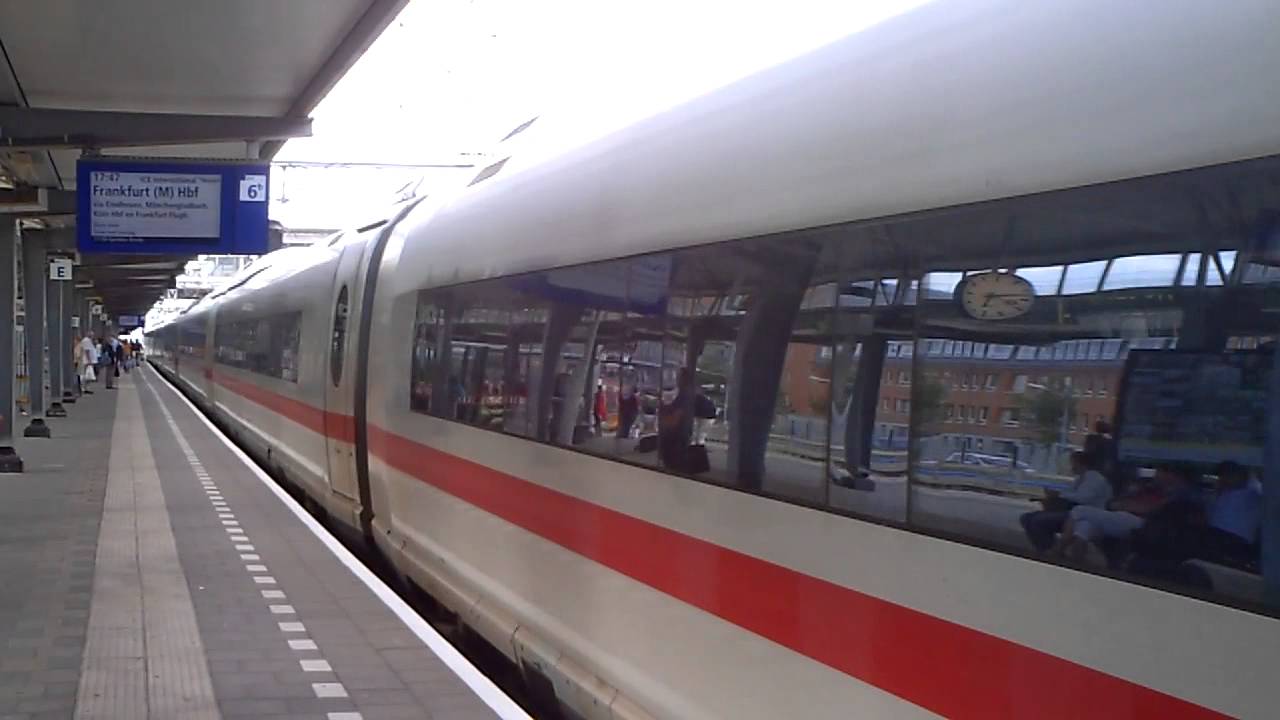 DB ICE 4604 vertrekt uit station 's-Hertogenbosch!