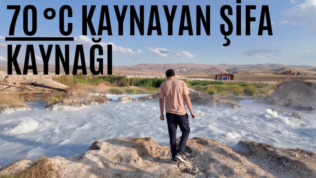 Tendürek Dağı'nın şifa kaynağı Diyadin Kaplıcaları ve Diyadin kanyonu.