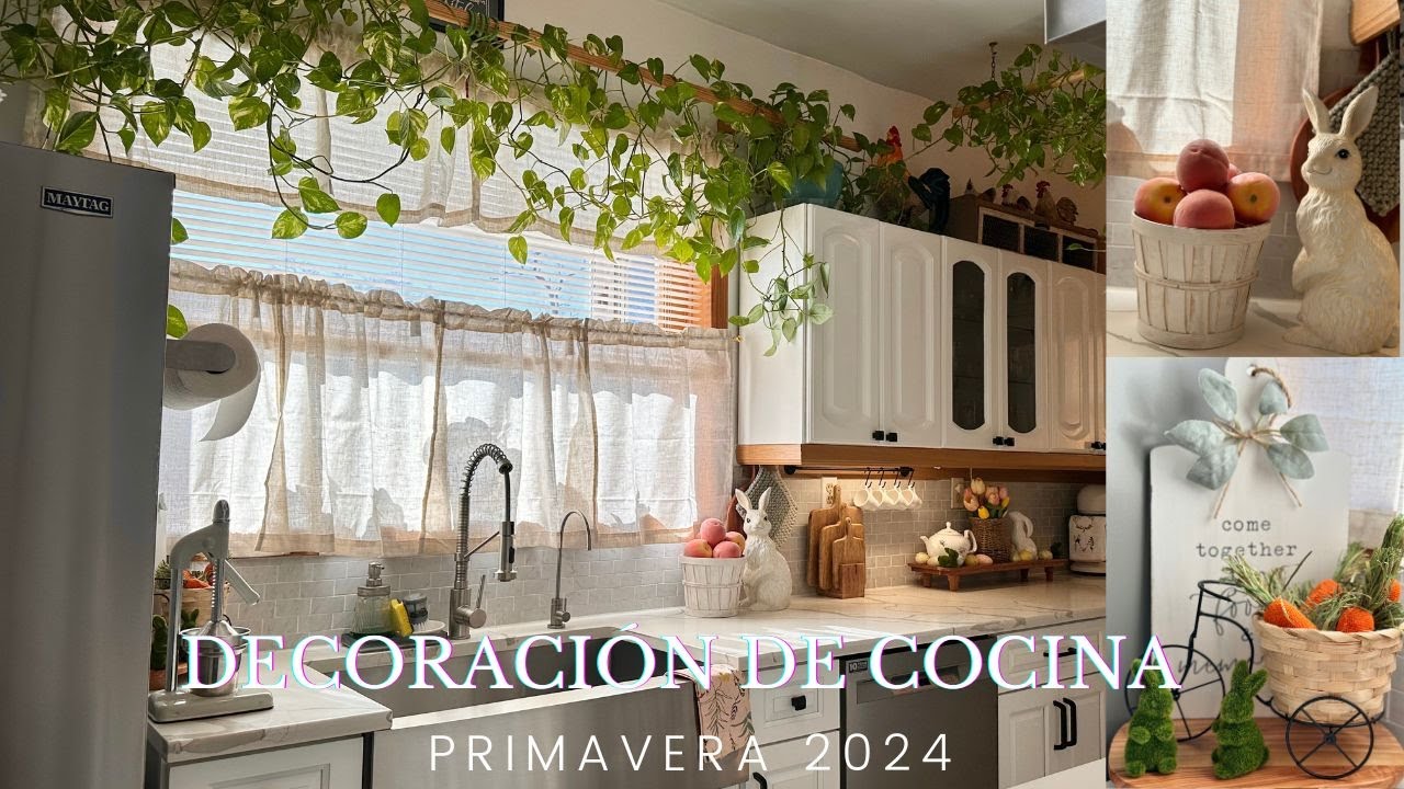 DECORACIÓN de COCINA 🌸 PRIMAVERA 2024🌸Farmhouse Decor🌸 #farmhousedecor #soniaceli #homedecor