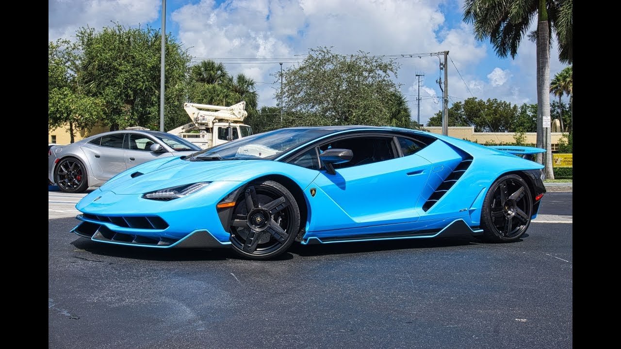 Lamborghini Centenario 770HP KING OF LAMBOS Start up SOUND Drive Closer Look at Lamborghini Miami