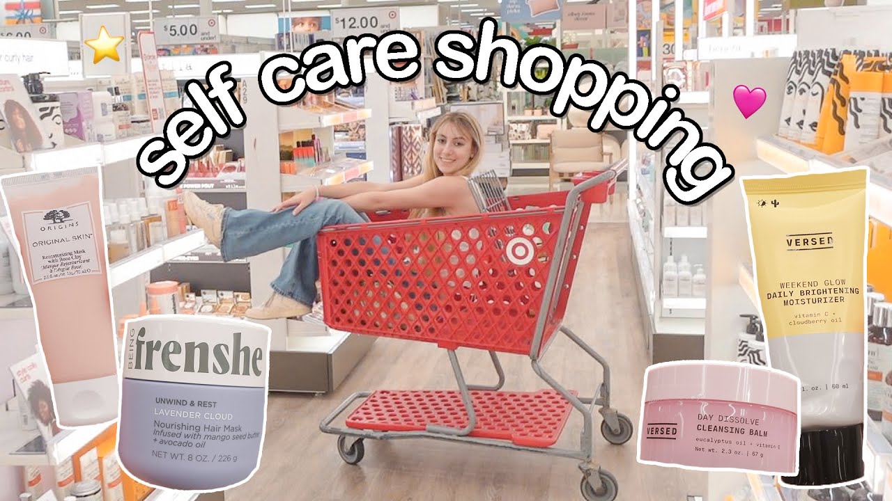 let's go self care shopping at target!