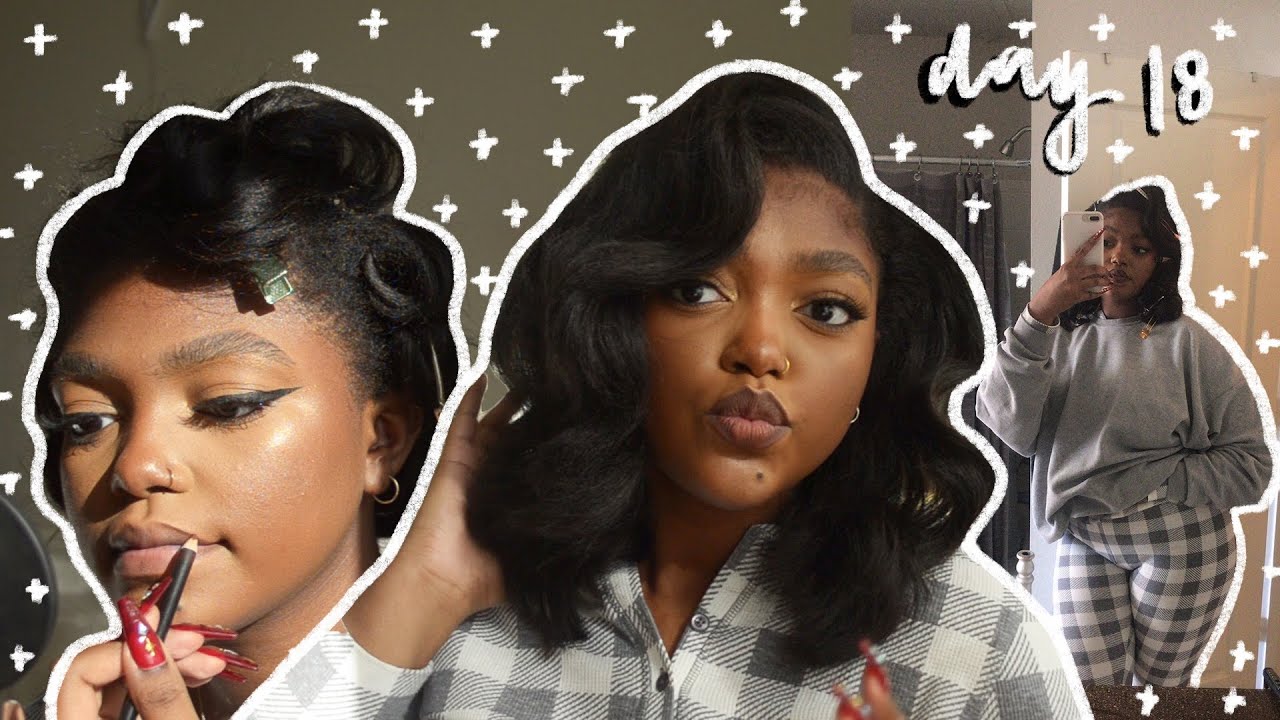 GRWM ✨ glam hair + makeup | christmas eve edition ❄️ HOLI-DAZEWITHBLAKE