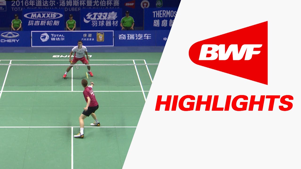 TOTAL BWF Thomas & Uber Cups Finals 2016 | Badminton F-Thomas Cup–Highlights