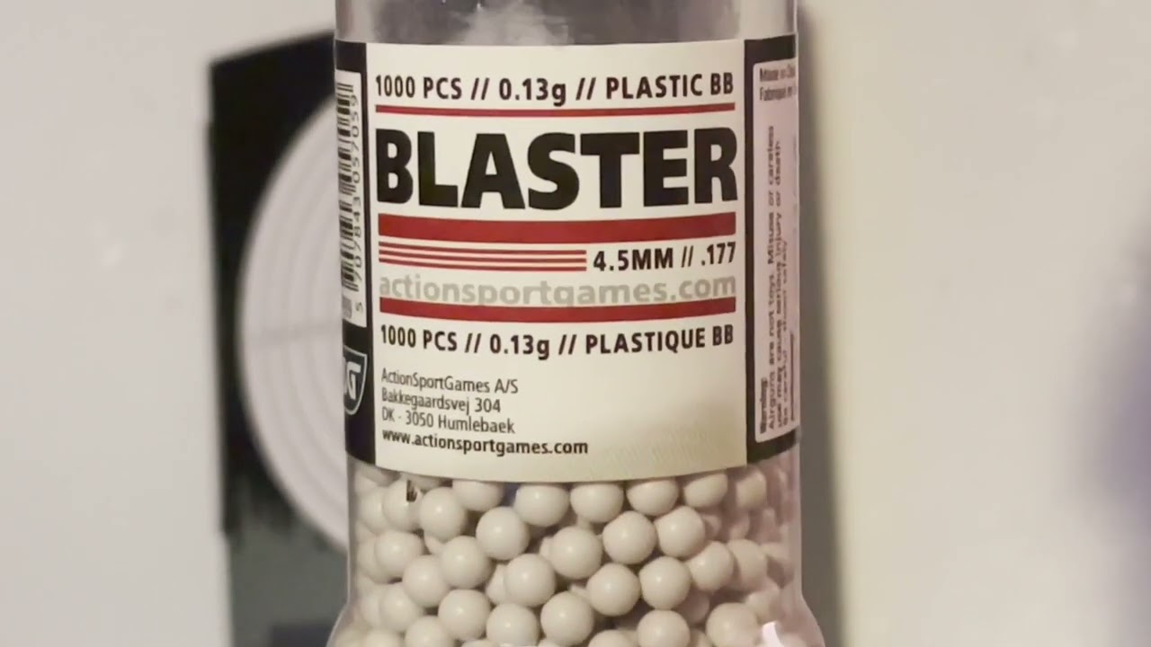 Daisy Red Ryder shooting steel bb’s vs. plastic bb’s fps test
