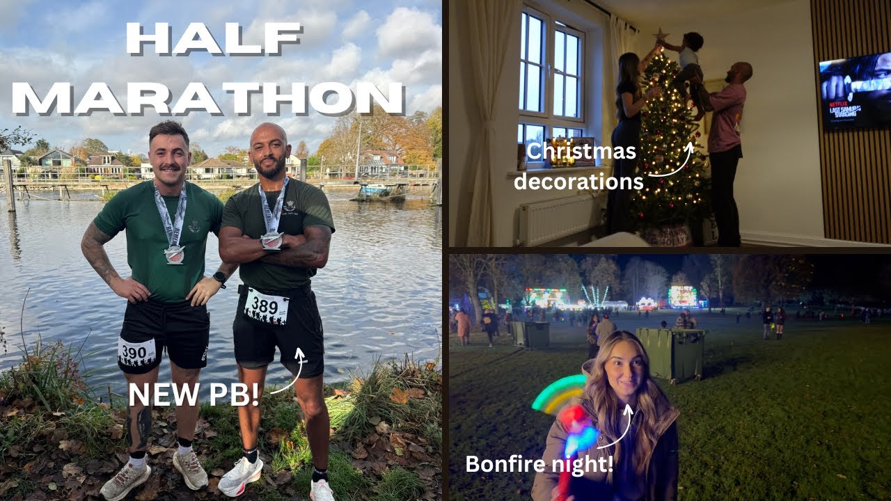 THE RANGE SHOPPING | BONFIRE NIGHT | CHRISTMAS DECORATIONS | NEW PB HALF MARATHON!