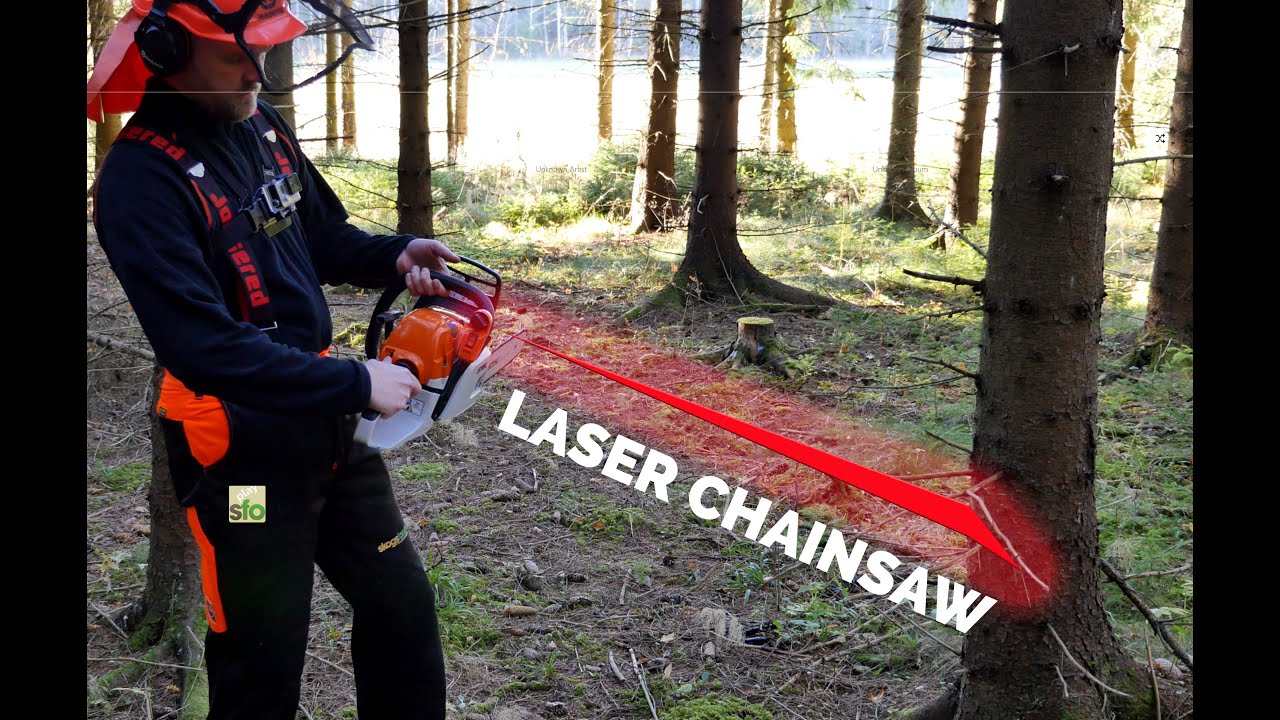 Stihl 2 in 1 Laser Chainsaw Review (with subtitles)