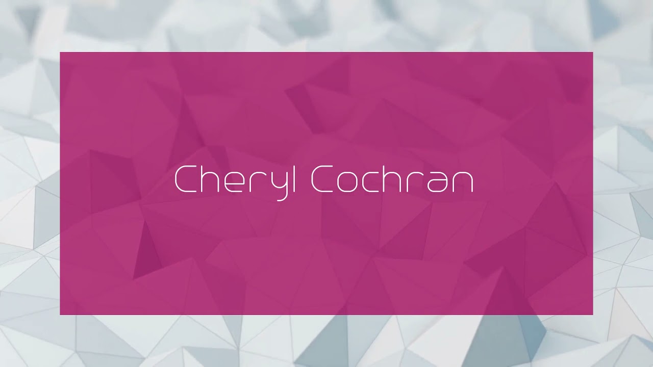 Cheryl Cochran - appearance