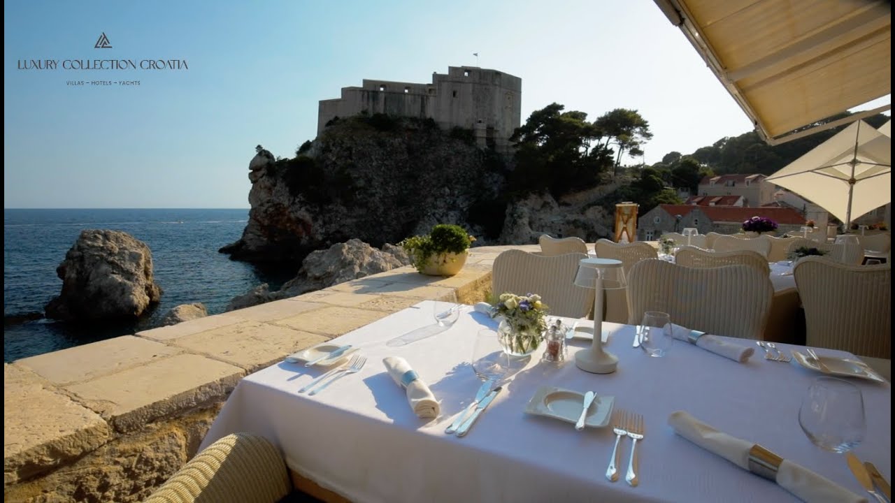 Michelin recommended restaurant Nautika in Dubrovnik.