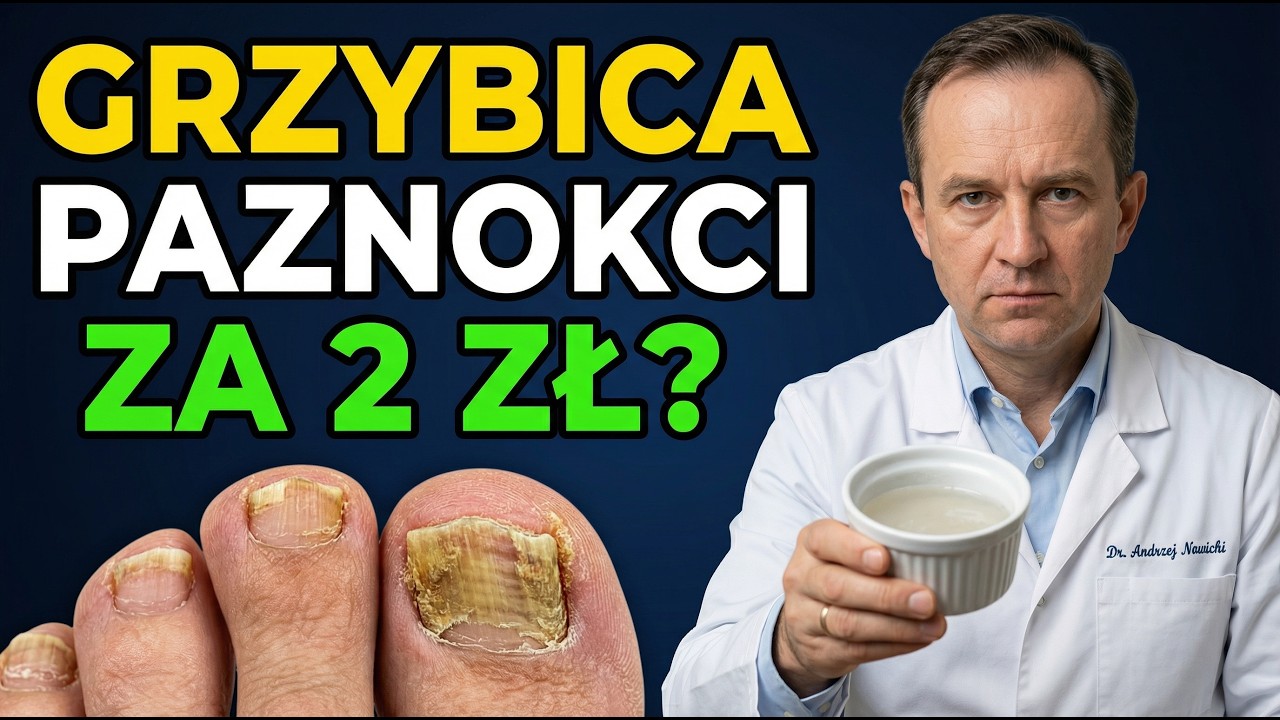GRZYBICA PAZNOKCI ZNIKA W OCZACH! Wymocz stopy в tym domowym roztworze za 2 zł | Lekarz wyjaśnia