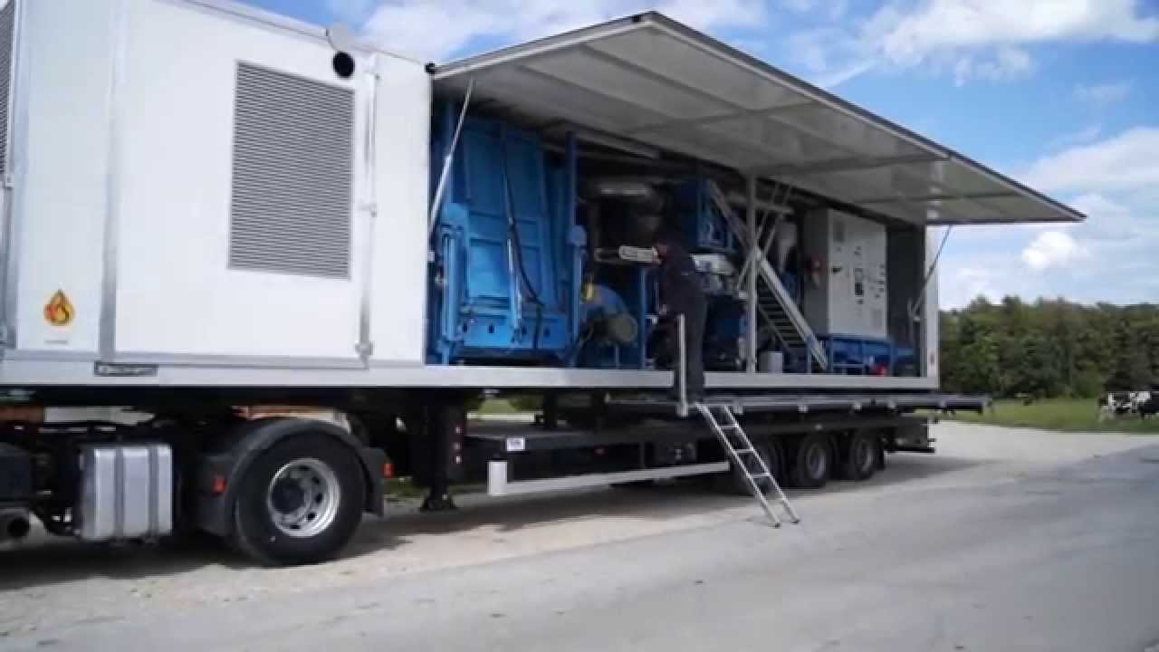 Pelletina im Aufbau - HIMEL mobile Pelletierung