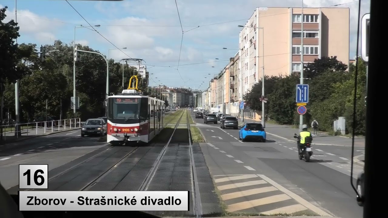 Tramvaje Praha 2025 Linka 16