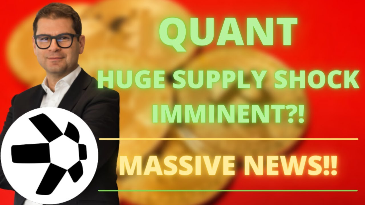 Quant Network (QNT) Imminent QNT Supply Shock?! & Quant To Power Global Inter-Bank Network!!!