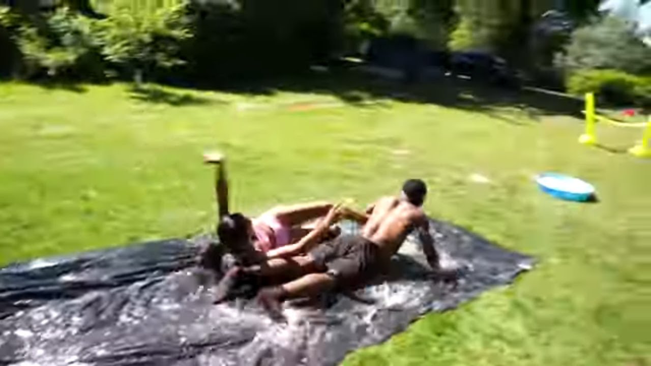 Team Brooklyn vs. Team Debo obstacle course... who won??