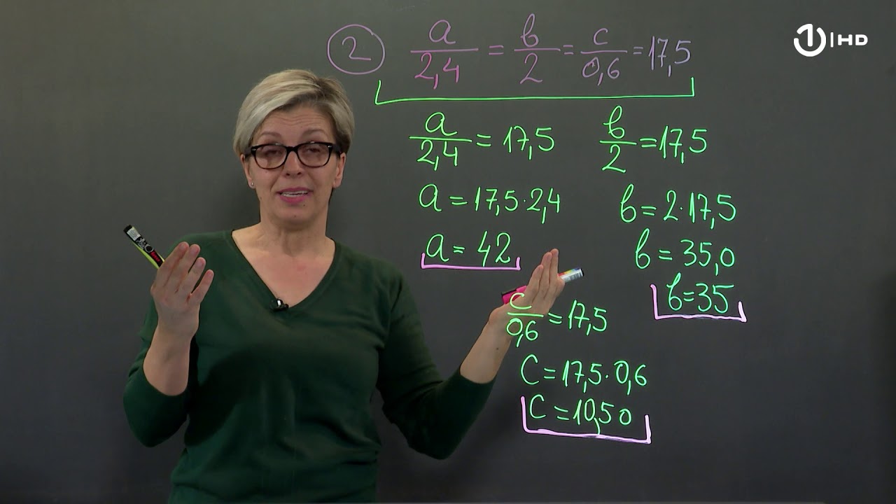 Domaća zadaća za 8. razred: Matematika - Proporcija i svojstva