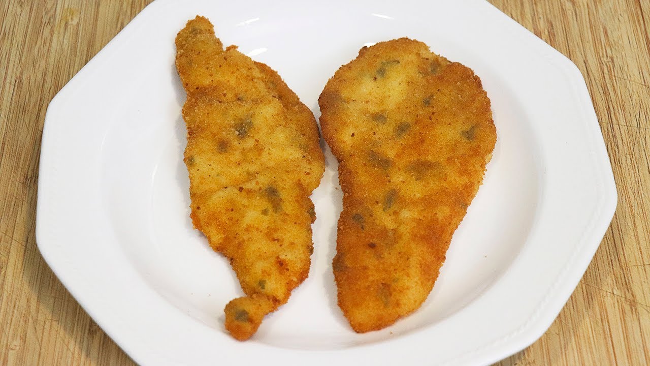 Filetes de pollo empanado o empanizado