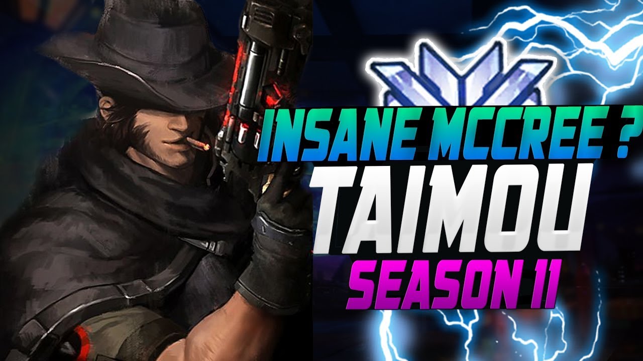 INSANE McCree Carry by - TAIMOU! 60 ELIMS! [ OVERWATCH SEASON 11 TOP 500 ]