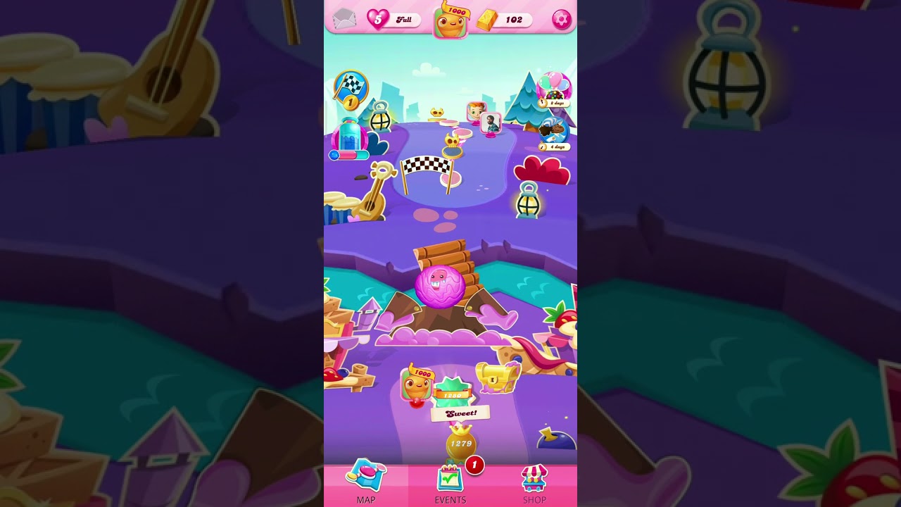 Candy Crush Level - 1276 to 1280