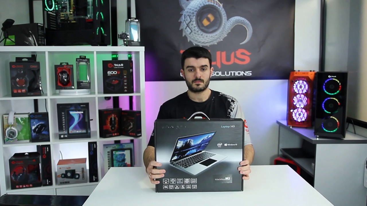 Unboxing port&aacute;til Talius 1401: 14.1
