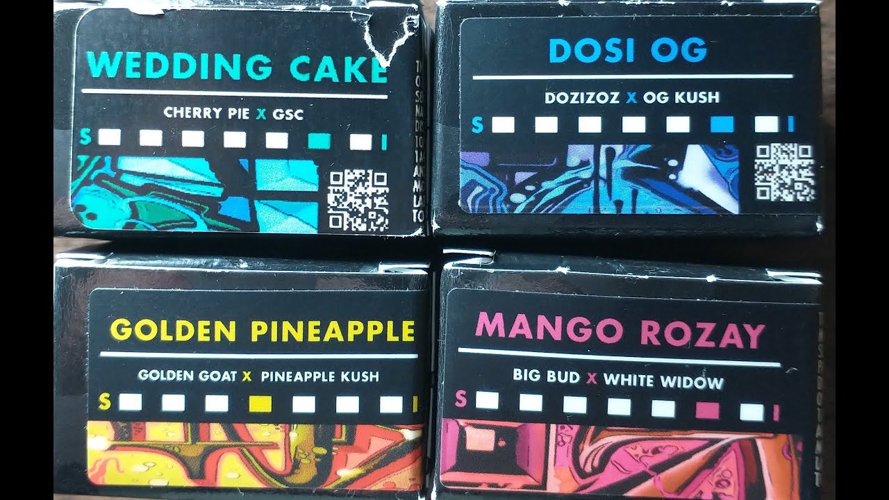 Korova Extracts - Wedding Cake, Mango Rozay, Golden Pineapple and Dosi OG (Oregon)