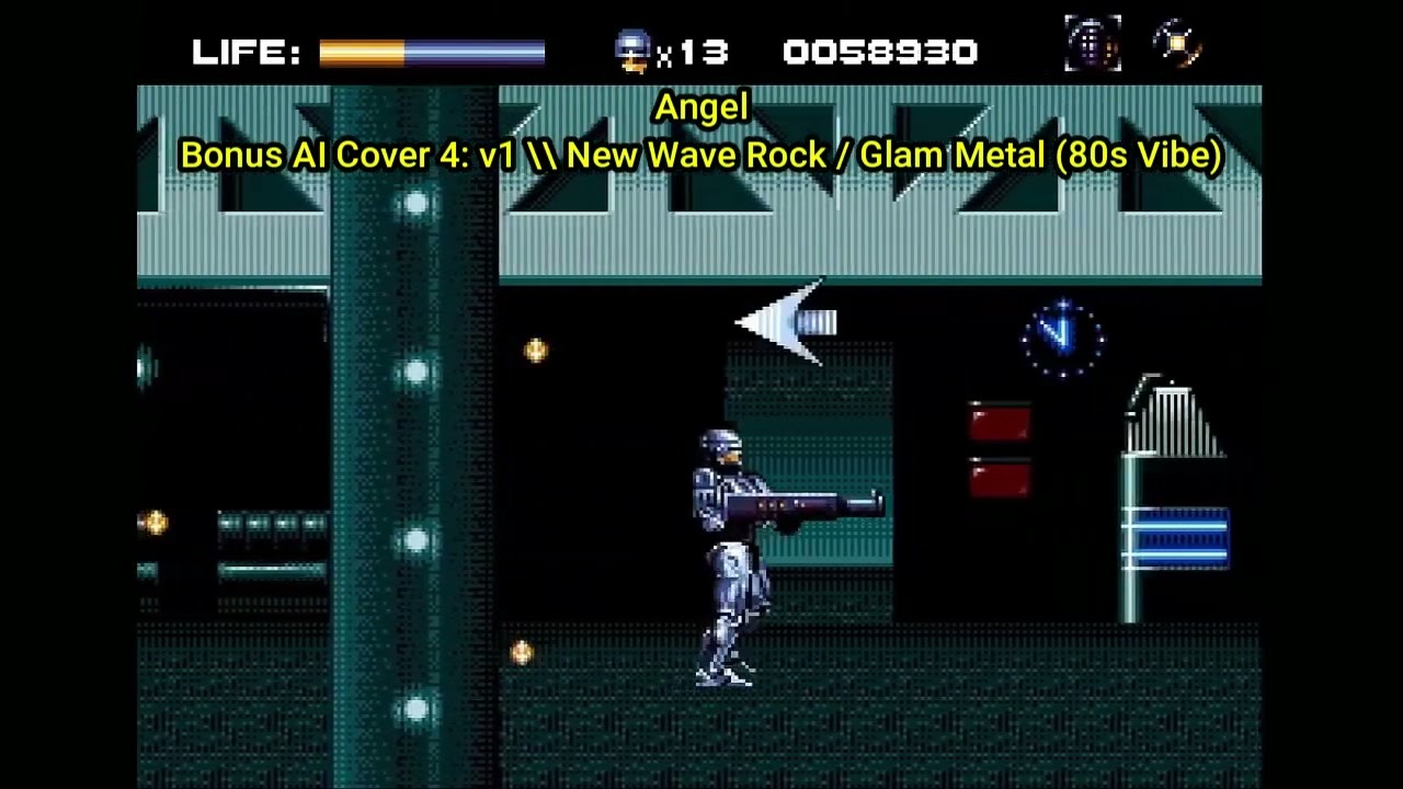 [bonus] RoboCop vs Terminator - Angel [AI Cover 4: v1] \\ New Wave Rock / Glam Metal (80s Vibe)