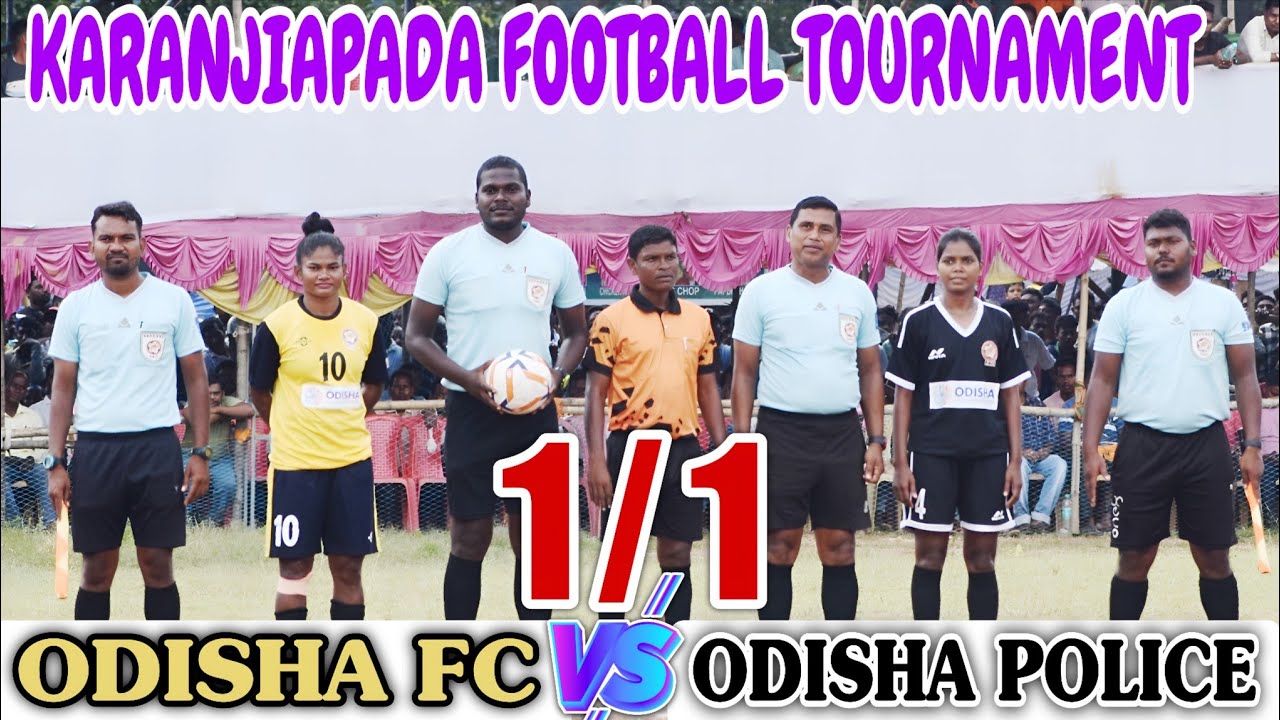 Women Football Match //  Odisha Fc 🆚 Odisha Police // At Karanjiapada Football Tournament