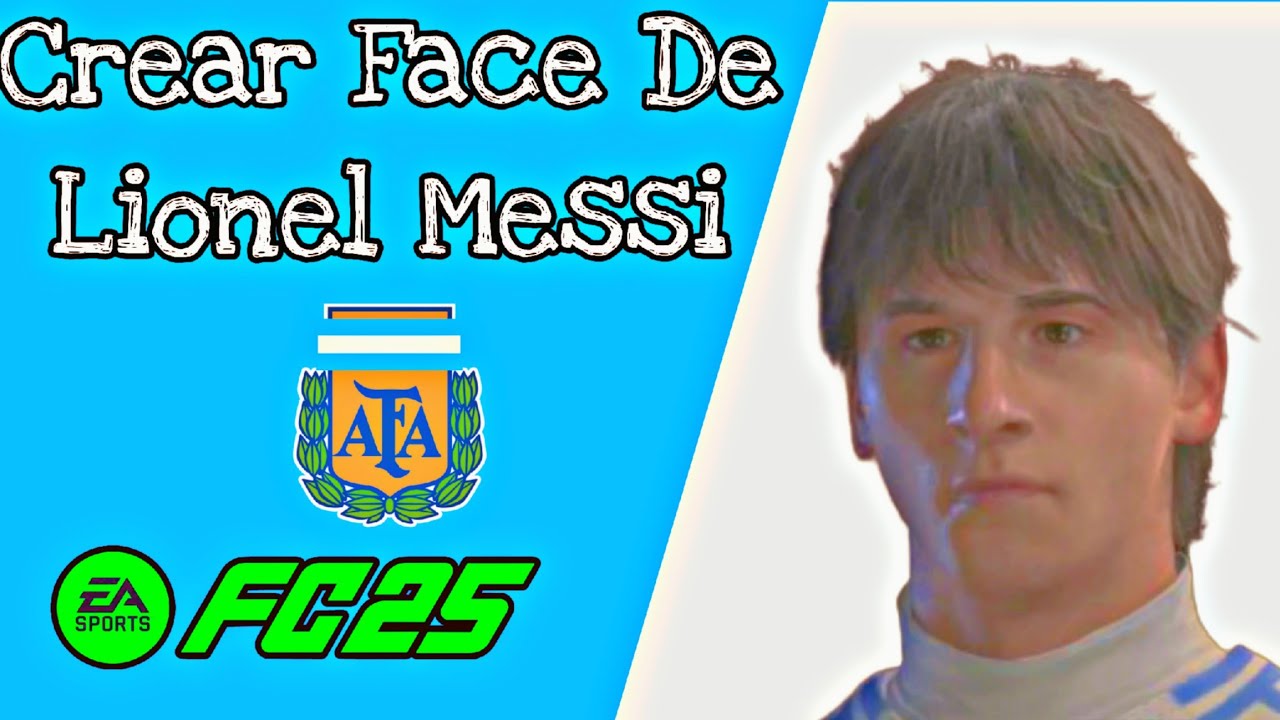 CREAR FACE DE LIONEL MESSI PARA CLUBES PRO - MODO CARRERA EA FC 25