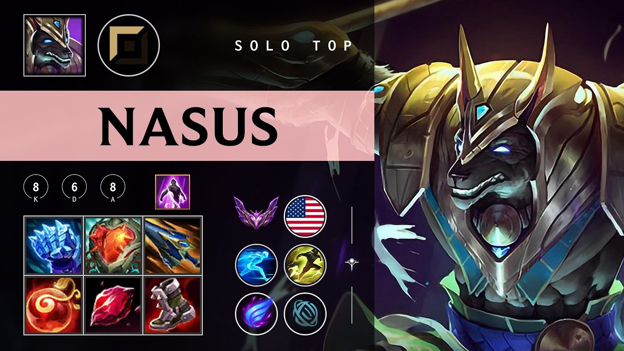 Nasus Top vs Warwick - NA Master Patch 26.05