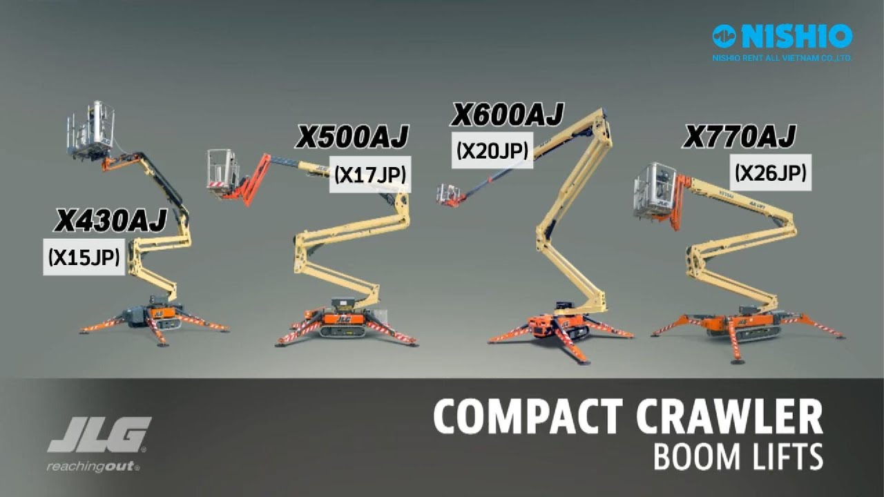 JLG COMPACT CRAWLER BOOM LIFTS