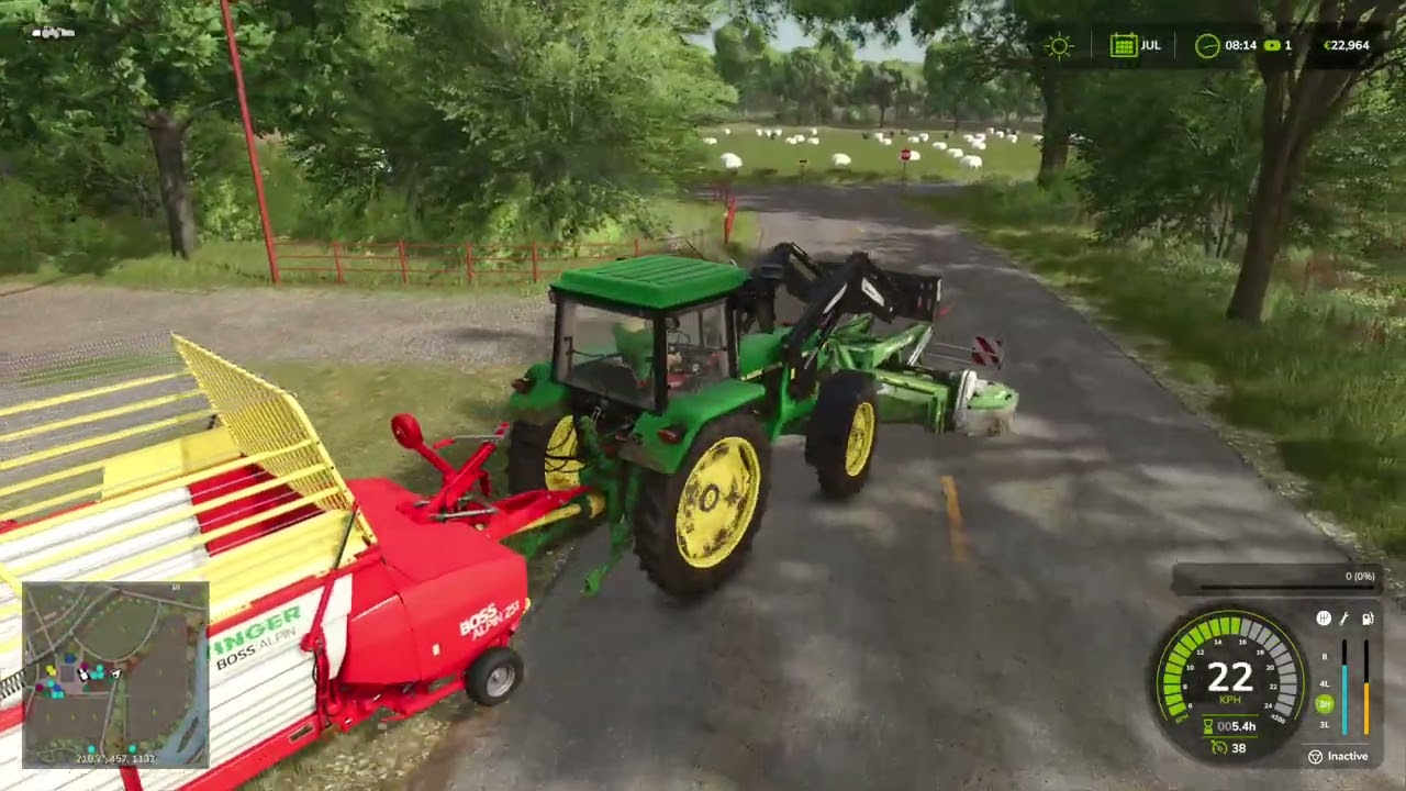 Farming Simulator 25 am baloti de vanzare