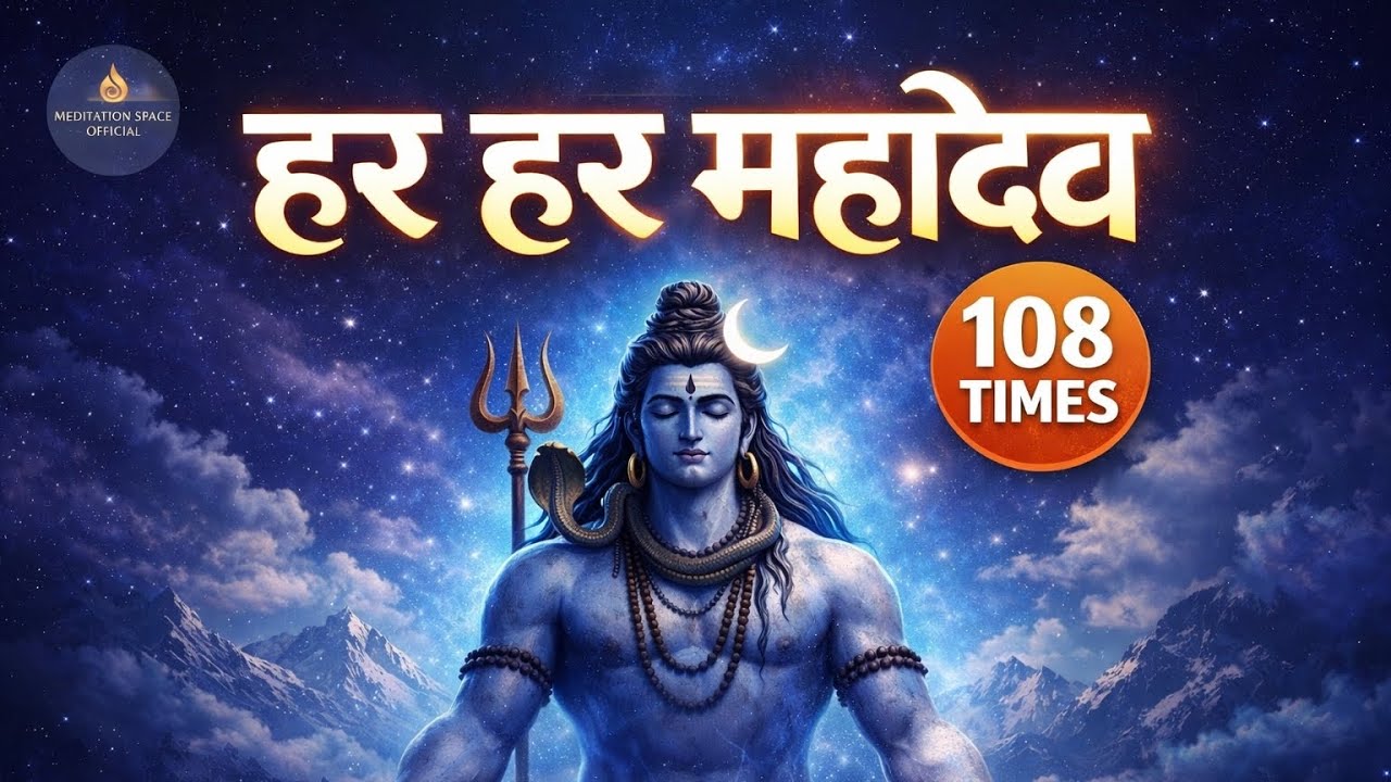 Har Har Mahadev Jaap 108 Times | Soothing Classical Meditation Chant | Deep Peace 🔱