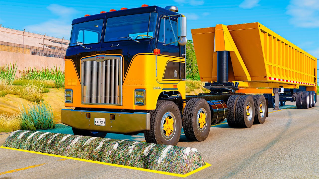 Trucks vs Speed Bumps (Long Video)