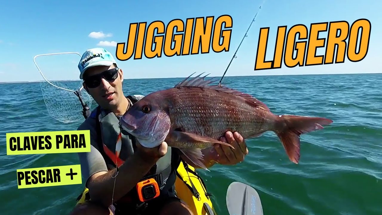 🟡 PESCA en KAYAK. JIGGING LIGERO: Todas las claves.