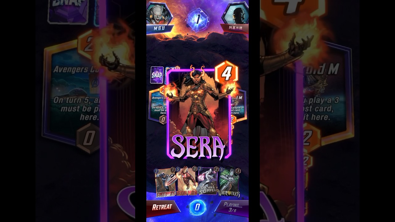 HE DID NOT LET HIS CARD FLIPPED 🔥 | #viral #shorts #marvelsnap