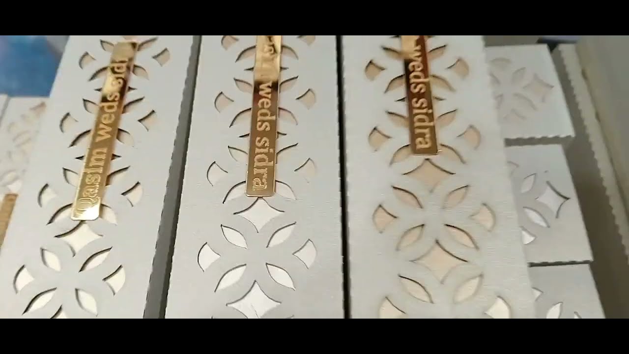 Wedding Invitation Card Design | Shaahi Farman  | Scroll Card