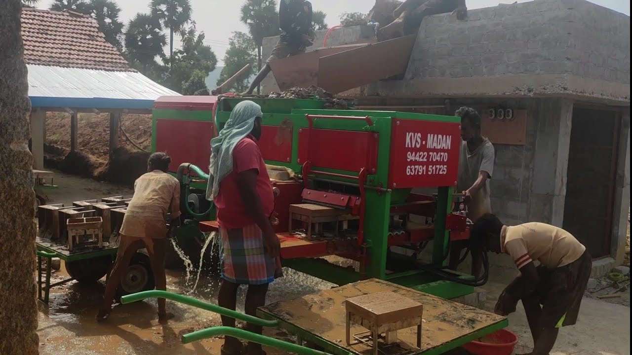 Box Type clay brick machine Semi automatic KVS HI-TECH ENGINEERING,COIMBATORE +919442270470