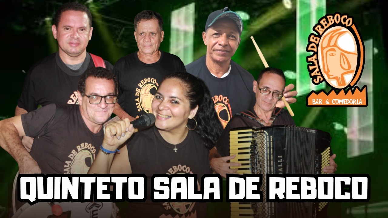 Nosso Quinteto Sala de Reboco fazendo a abertura para o FORROZÃO CAFÉ COM LEITE.🤠