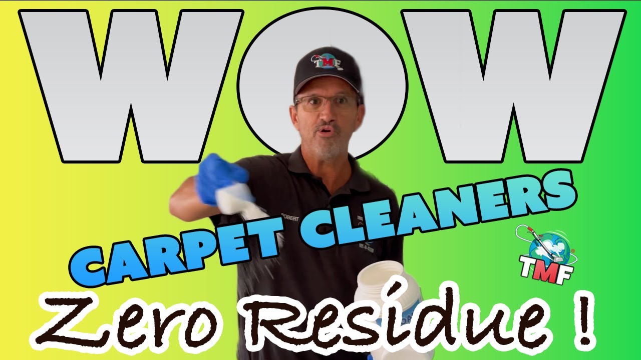 Zero Residue Carpet Cleaning and Increasing Vacuum Suction
