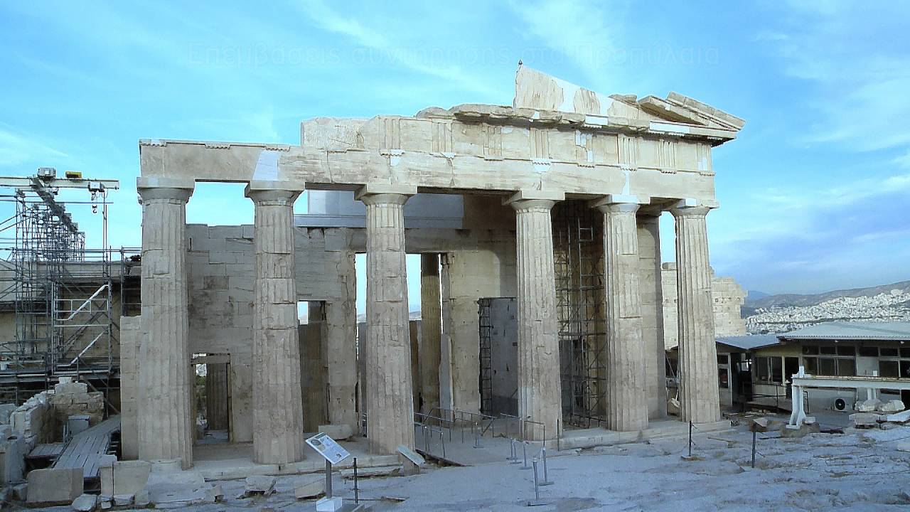 Αναστηλωτικά έργα στον Παρθενώνα/Restoration works on the Parthenon